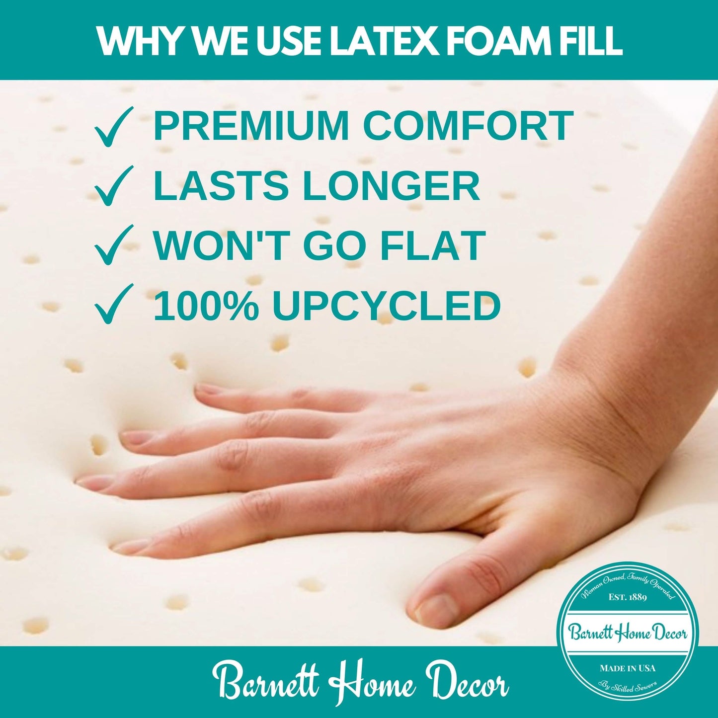 Multi Dining Chair Pads - Reversible, Latex Foam Fill