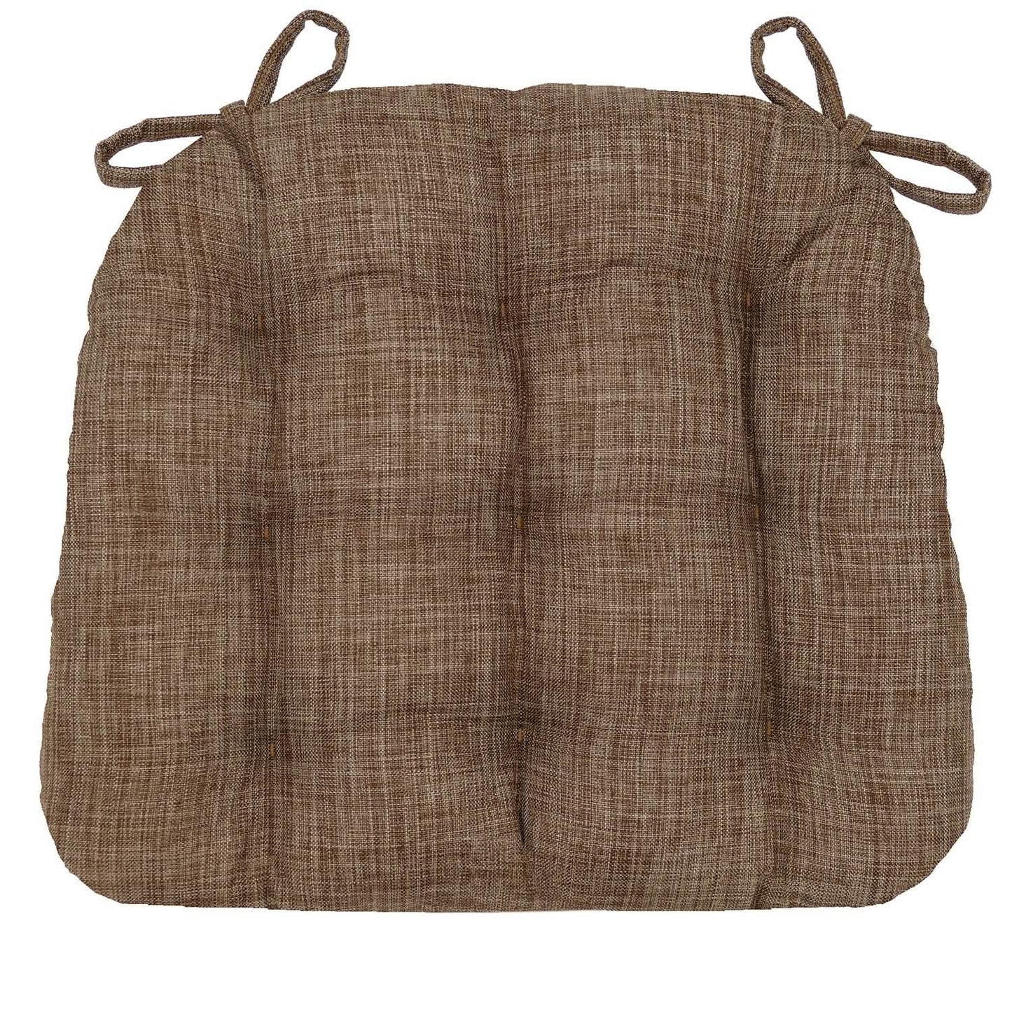 Brown Dining Chair Cushion - Latex Foam Filling - Reversible